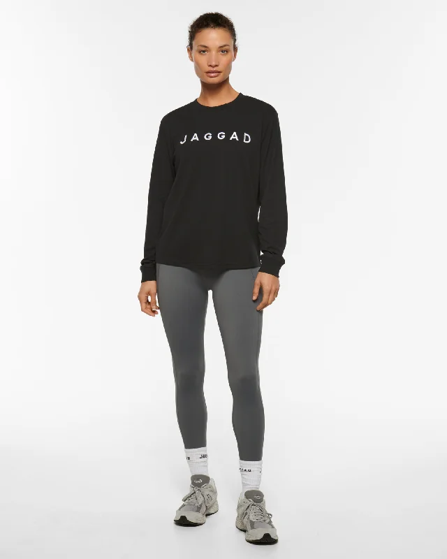 BLOCK CLASSIC LONG SLEEVE TEE BLACK Elasticated Padded Insulated