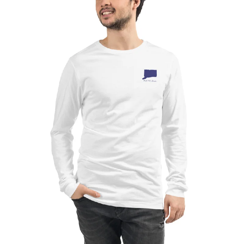 Connecticut | Long Sleeve Tee Spandex Blend Rayon Blend Denim Blend
