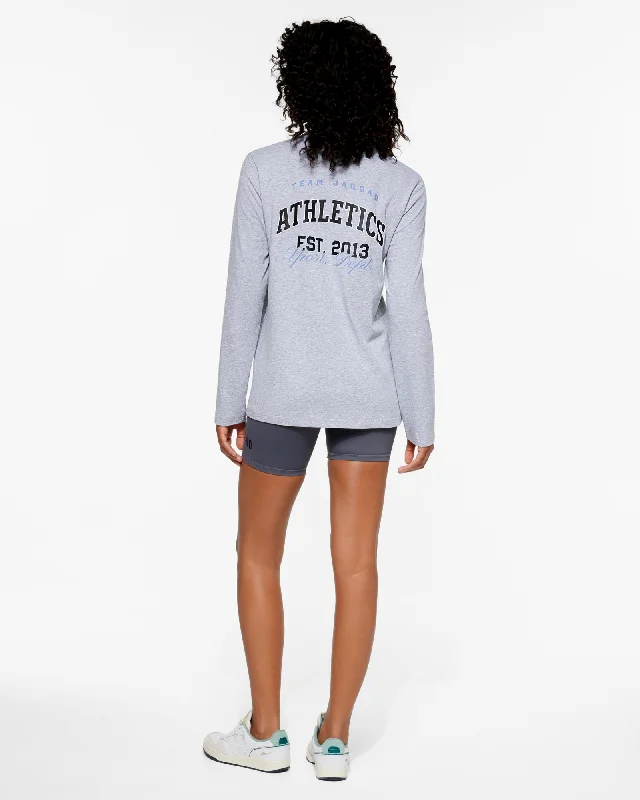 CORNELL LONG SLEEVE TEE  GREY Front Pockets Side Pockets Patch Pockets