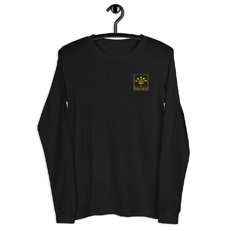 Kings Highway 2 | Unisex Long Sleeve Tee Mesh Canvas Denim