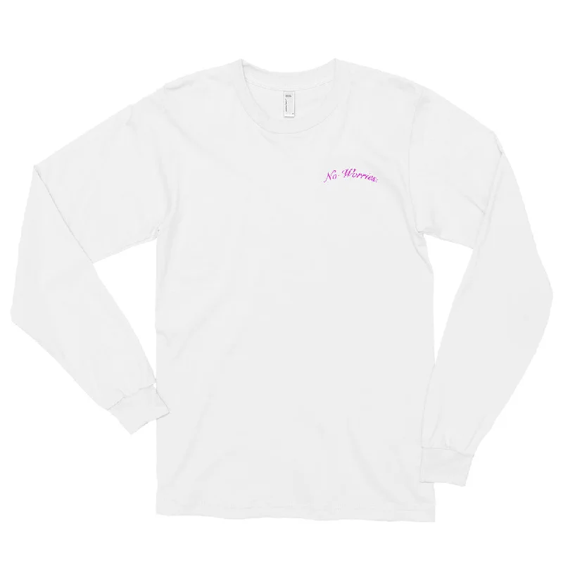 No Worries | Long sleeve t-shirt Wool Fabric Cashmere Fabric Tweed Fabric