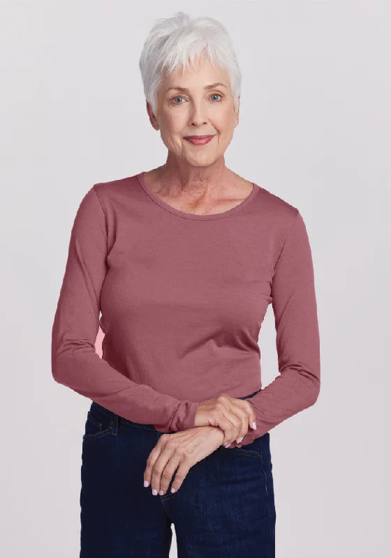 Remi Long Sleeve T-Shirt - Wild Ginger Handmade Hand-knitted Hand-woven