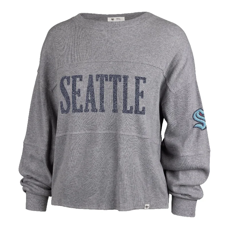 SEATTLE KRAKEN '47 JADA LONG SLEEVE TEE WOMENS Fashionable Trendy Casual