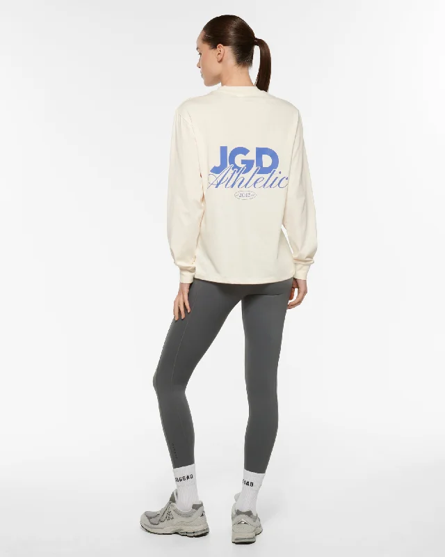 SPORTSWEAR OVERSIZED LONG SLEEVE TEE Silk Blend Satin Velvet