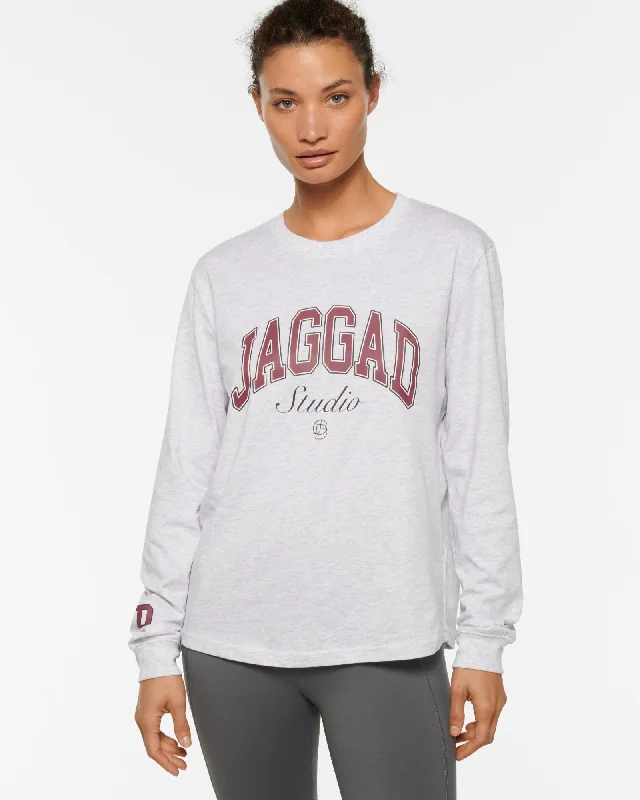 STUDIO CLASSIC LONG SLEEVE TEE Striped Floral Plaid
