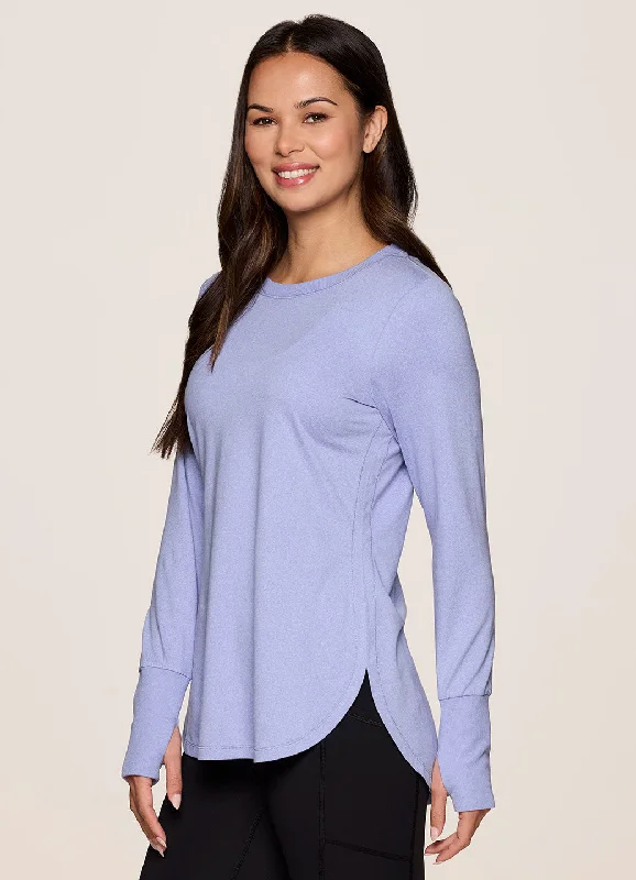 Studio Super Soft Tunic Tee Chenille Brocade Lace