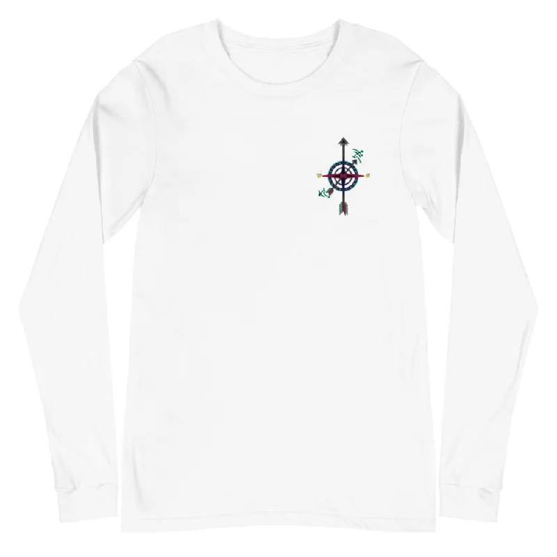 The Lost Lagoon | Unisex Long Sleeve Tee Beaded Sequined Faux Fur