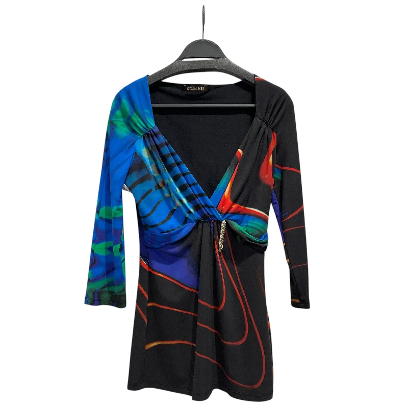 roberto cavalli/Blouse/Cotton/MLT/ Pleated Collar Blouse