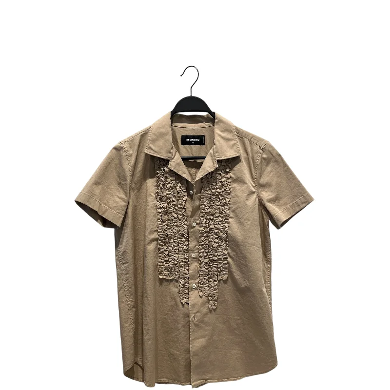 DSQUARED2/SS Blouse/42/Cotton/KHK/ Floral Chiffon Blouse