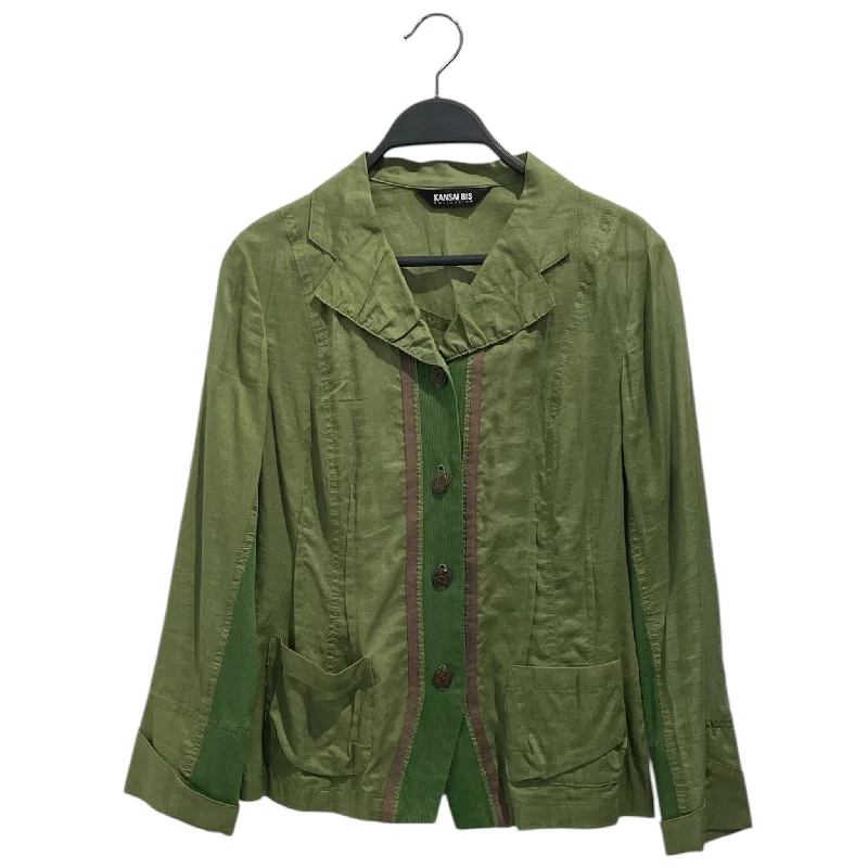 KANSAI/Blouse/M/Cotton/GRN/ Business Casual Blouse