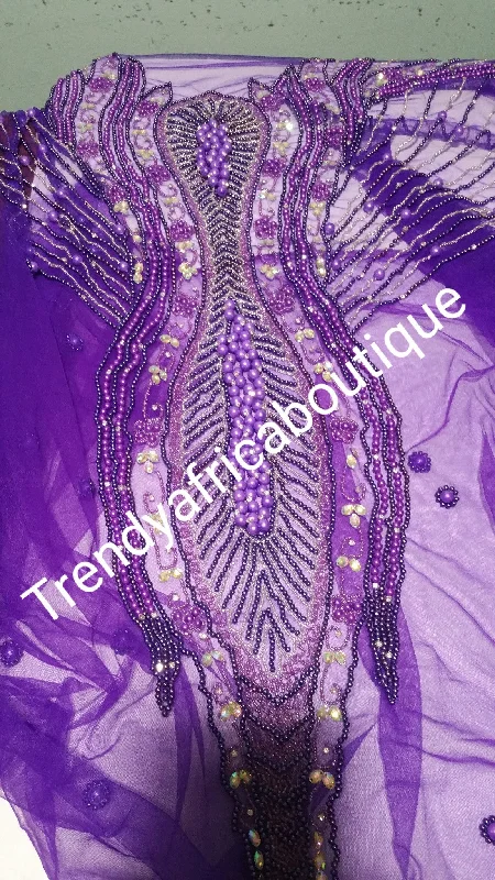Beaded and stoned net for making Blouses for George wrapper. Sold in 1.8yards lenght. Available in 4 colors Modern Work Blouse Beaded and stoned net for making Blouses for George wrapper. Sold in 1.8yards lenght. Available in 4 colors Modern Work Blouse