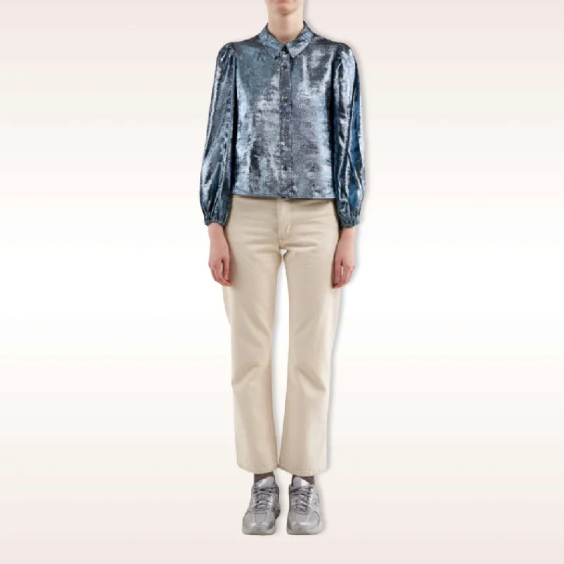 Bellerose Howland Blouse Acier Short Sleeve Blouse