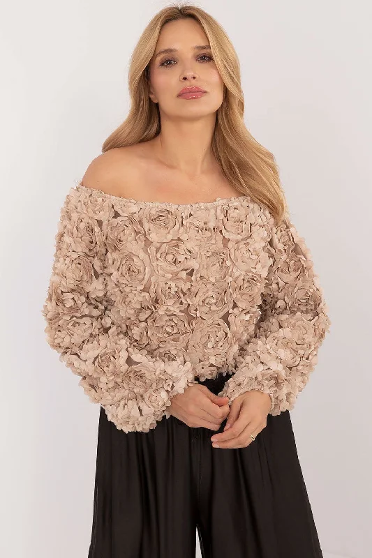 Blouse Italy Moda Vintage Lace Blouse