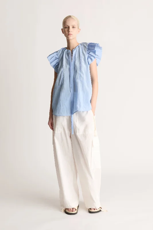 Kiki SS Blouse Lightweight Chiffon Blouse