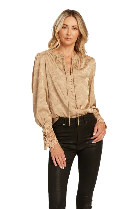 ROBYN BLOUSE Elegant Peplum Blouse
