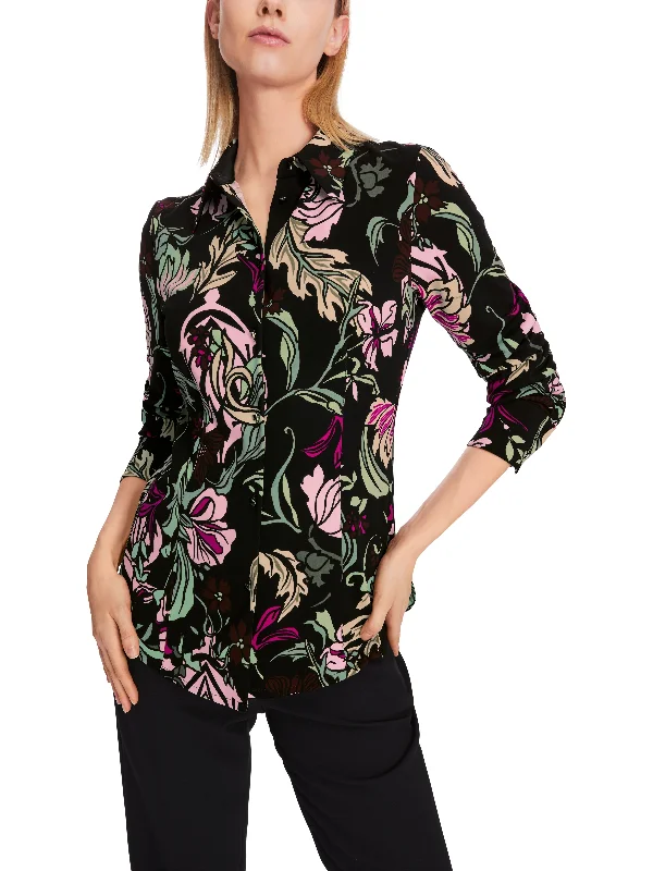 Floral Blouse Office Formal Blouse