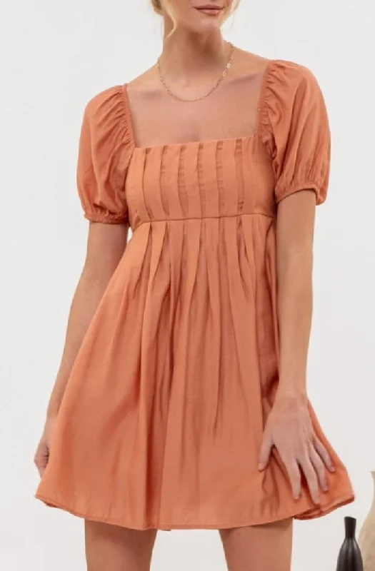 Puff Sleeve Mini Dress Cozy Sweater Mini Dress