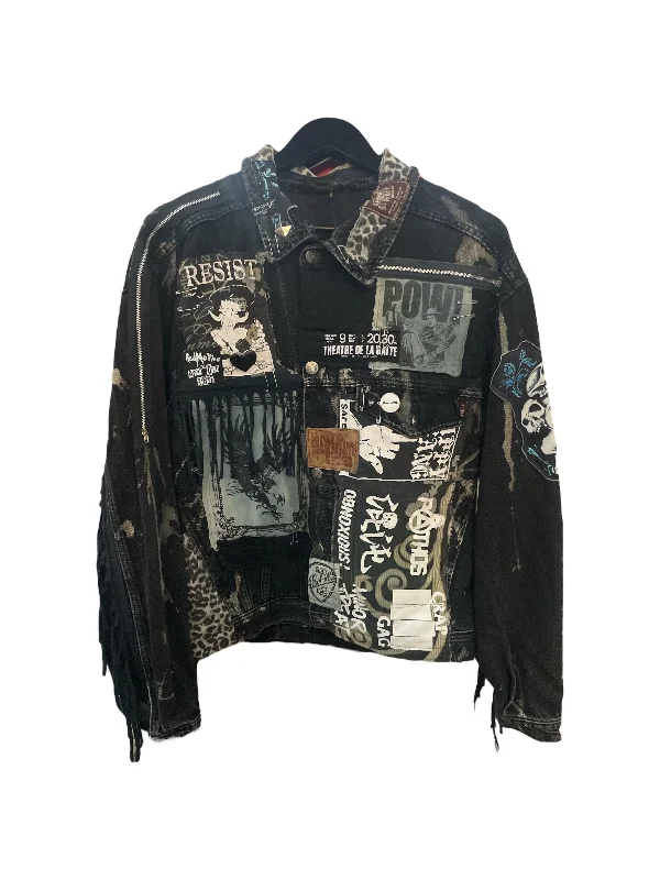 Any Old Iron X Red Mutha Resist Jean Jacket Nylon Jacket Polyester Jacket Spandex Jacket Any Old Iron X Red Mutha Resist Jean Jacket Nylon Jacket Polyester Jacket Spandex Jacket