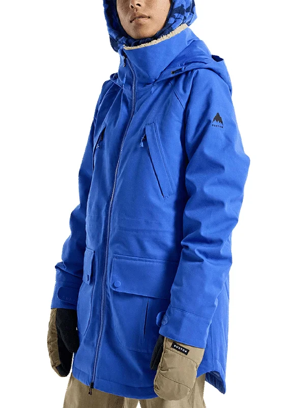 Burton Women's Prowess Jacket Collared Jacket Crew Neck Jacket Turtle Neck Jacket