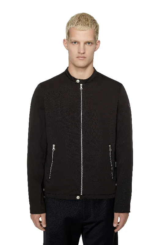 Diesel - J-Glory Jacket - Black Appliqued Jacket Beaded Jacket Sequined Jacket