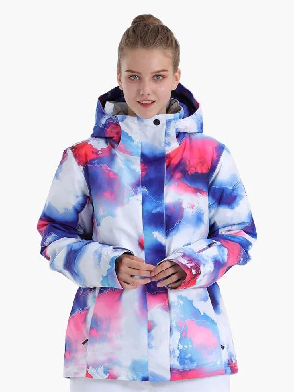 Everbright Women's  Snowboard Ski Jacket Lace Jacket Ribbed Jacket Sequined Jacket