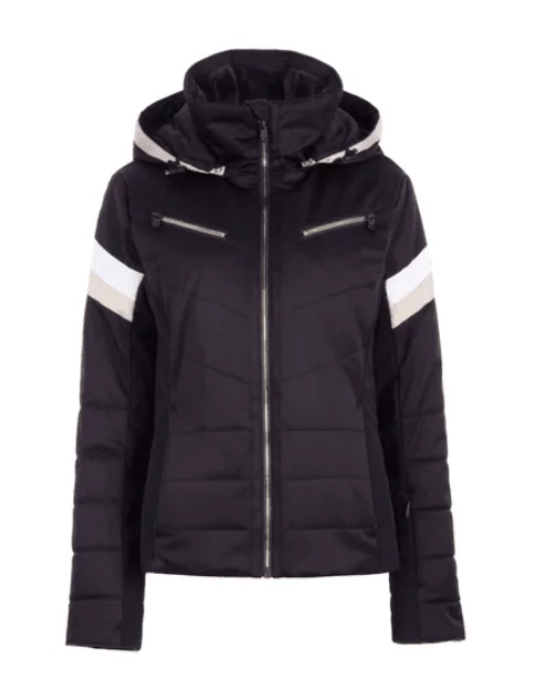 Fera Women's Ally Luxe Jacket Zippered Front Buttoned Front Snap Front