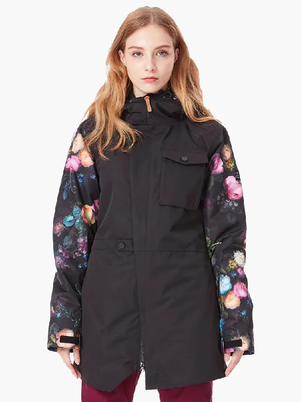 Stitching sleeves Thermal Warm Waterproof Windproof Women's Ski/Snowboard Jackets Nylon Fabric Polyester Fabric Spandex Fabric Stitching sleeves Thermal Warm Waterproof Windproof Women's Ski/Snowboard Jackets Nylon Fabric Polyester Fabric Spandex Fabric