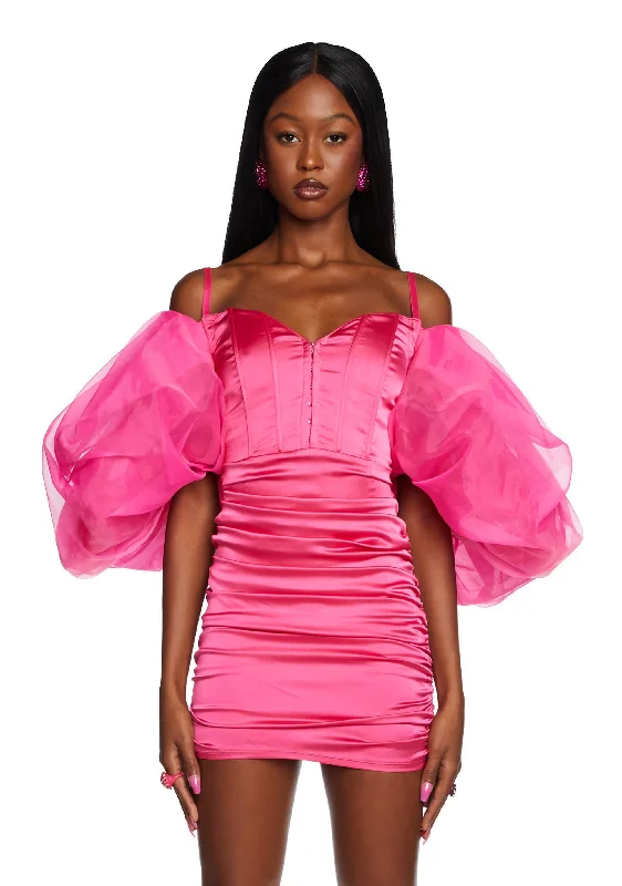 Life-Sized Doll Mini Dress Trendy Floral Mini Dress