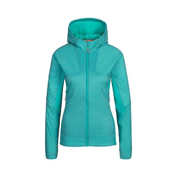 Mammut Rime Light In Flex Hooded Jacket Women's Nylon Fabric Polyester Fabric Spandex Fabric Mammut Rime Light In Flex Hooded Jacket Women's Nylon Fabric Polyester Fabric Spandex Fabric