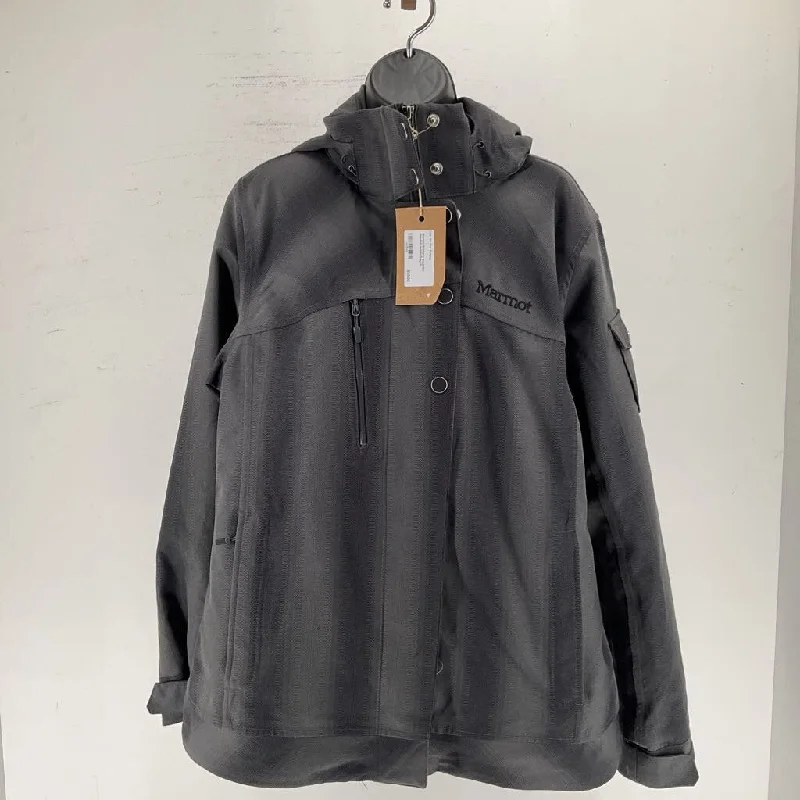 Marmot Women's Insulated Hooded Jacket Fleece Fabric Down Fabric Feather Fabric