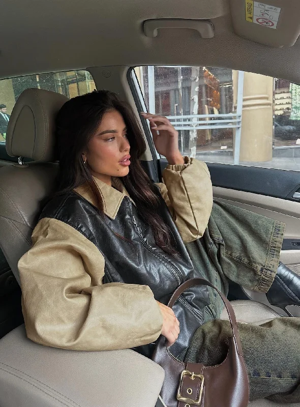 Nirvana Bomber Jacket Camel Wool Jacket Cashmere Jacket Tweed Jacket