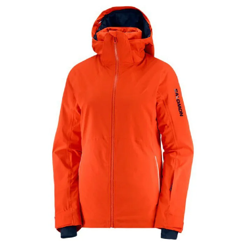 Salomon Women's Brilliant Insulated Jacket Wool Jacket Cashmere Jacket Tweed Jacket