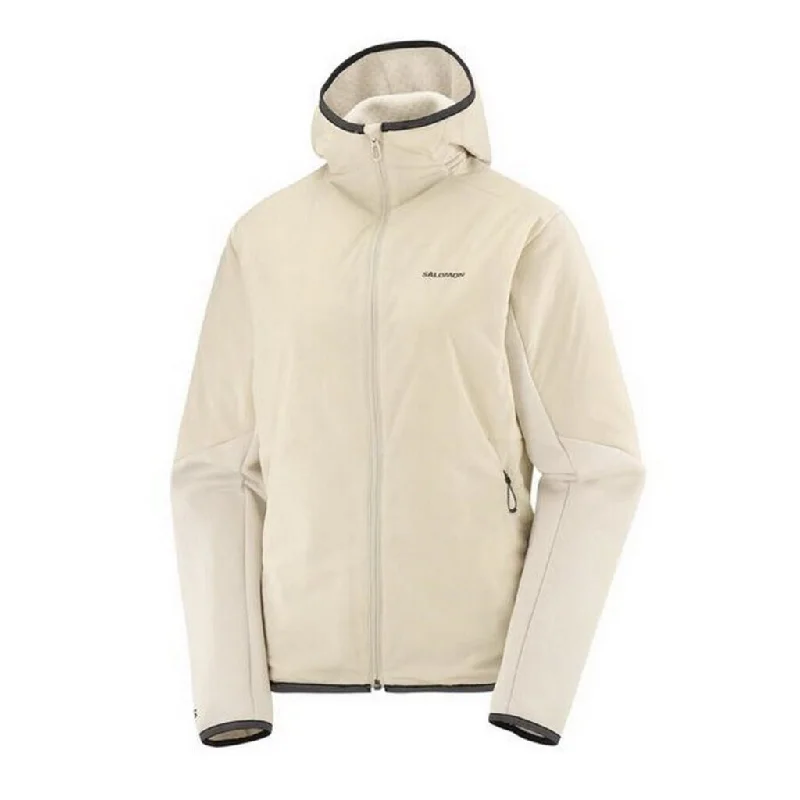 Salomon Women's Outline Hybrid Warm Jacket Zippered Front Buttoned Front Snap Front Salomon Women's Outline Hybrid Warm Jacket Zippered Front Buttoned Front Snap Front