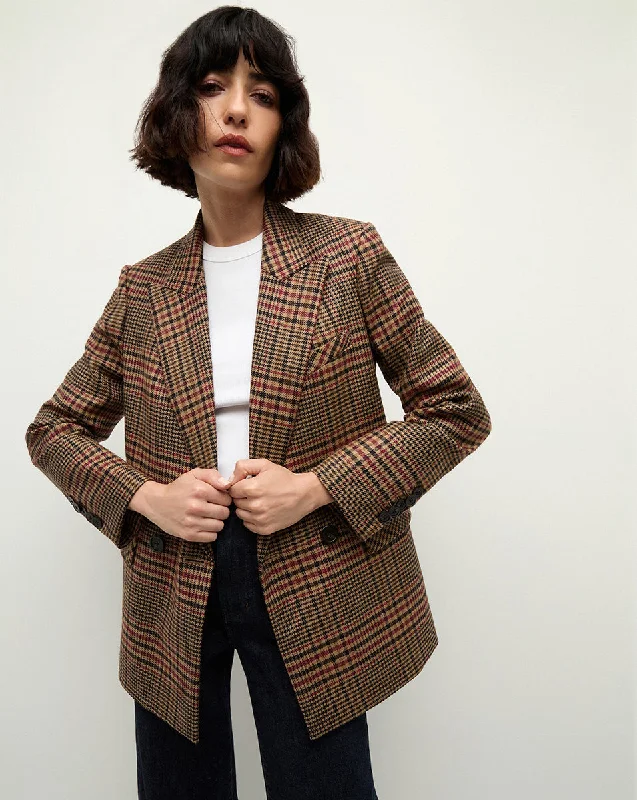 Sevyn Plaid Dickey Jacket Anorak Shell Jacket Lightweight Jacket