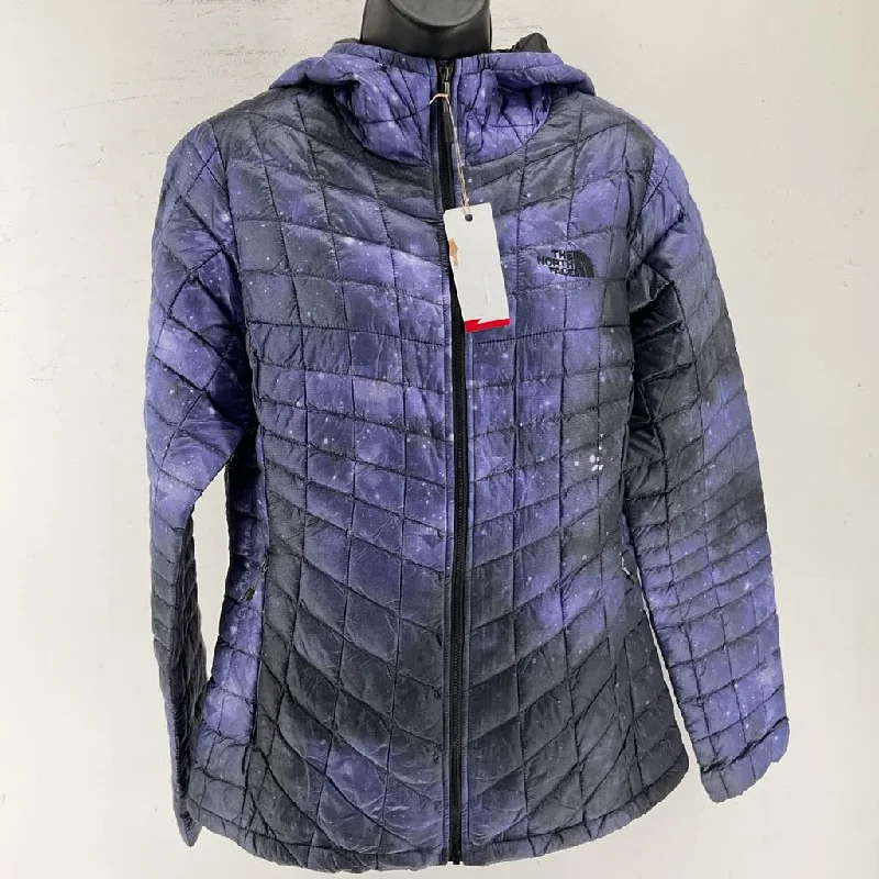 The North Face Women's Hooded Puffy Jacket Satin Jacket Silk Jacket Chiffon Jacket