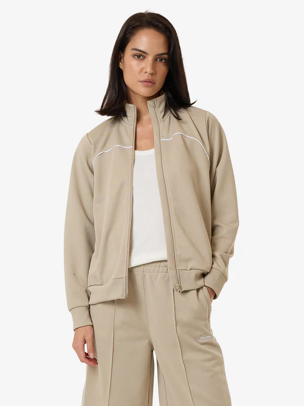 Thrills Arena Tricot Jacket - STONE Herringbone Jacket Houndstooth Jacket Plaid Jacket Thrills Arena Tricot Jacket - STONE Herringbone Jacket Houndstooth Jacket Plaid Jacket