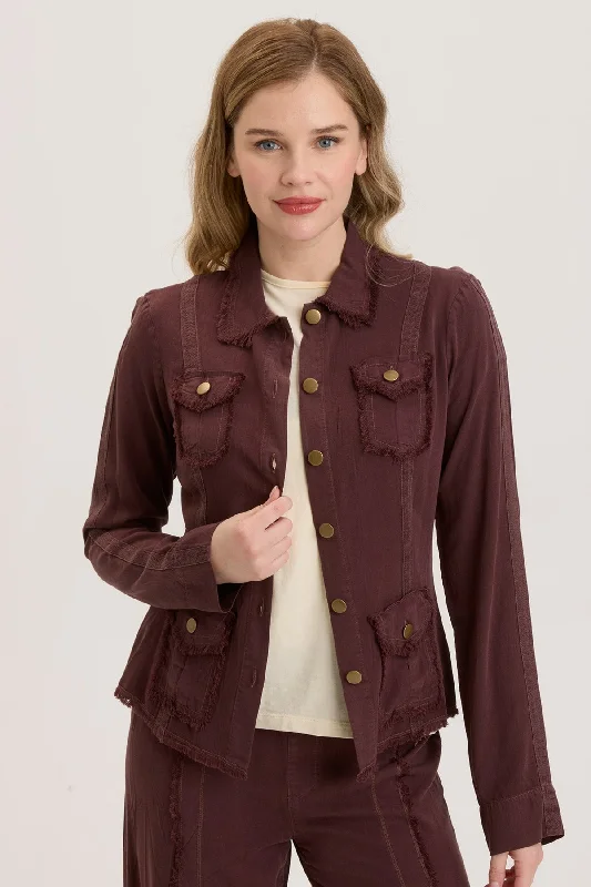 Twill Safari Jacket Mesh Jacket Canvas Jacket Denim Jacket