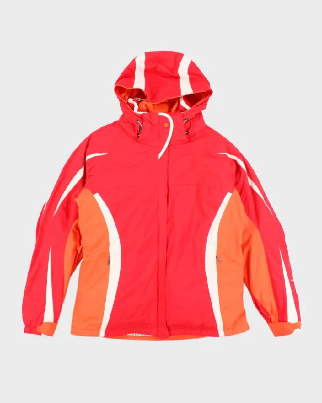 Vintage Y2K Women's Columbia Insulated Hooded Jacket - M Collared Jacket Crew Neck Jacket Turtle Neck Jacket