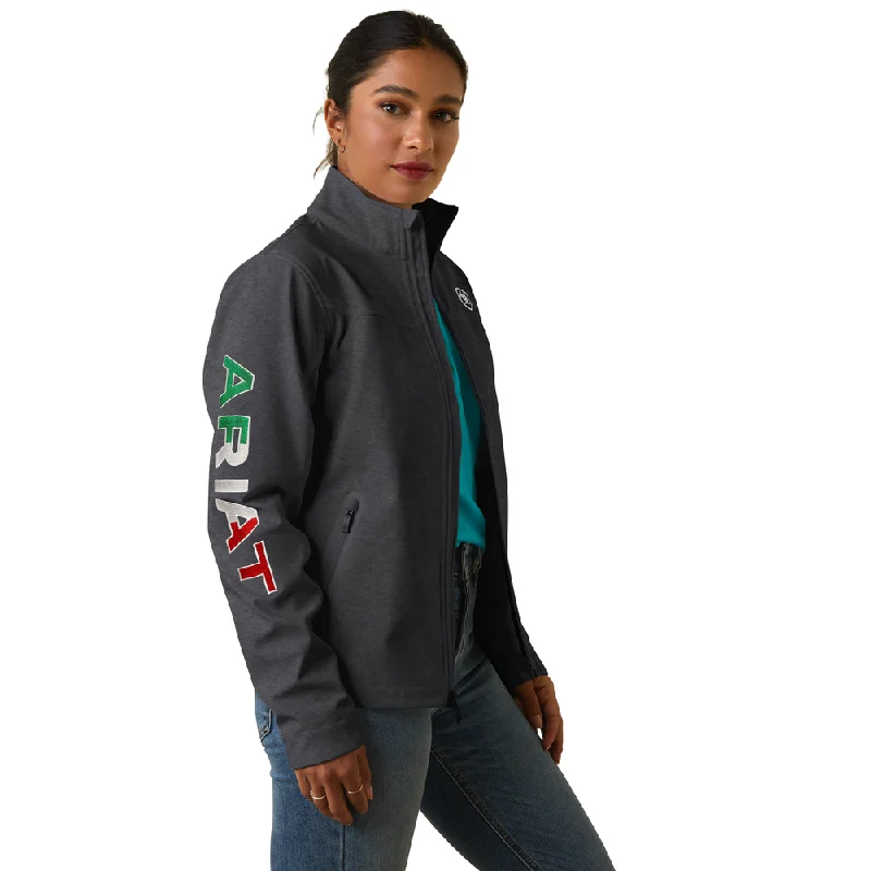 Women's Classic Team Mexico Softshell Jacket Mesh Jacket Canvas Jacket Denim Jacket