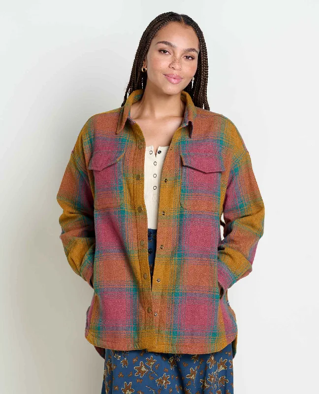 Women's Conifer Shirt Jacket Nylon Jacket Polyester Jacket Spandex Jacket