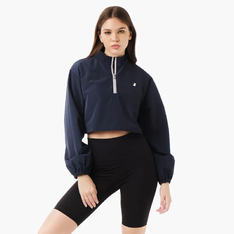 Women's Crop Sport Jacket Hoodie Zip-Up Jacket Button-Up Jacket