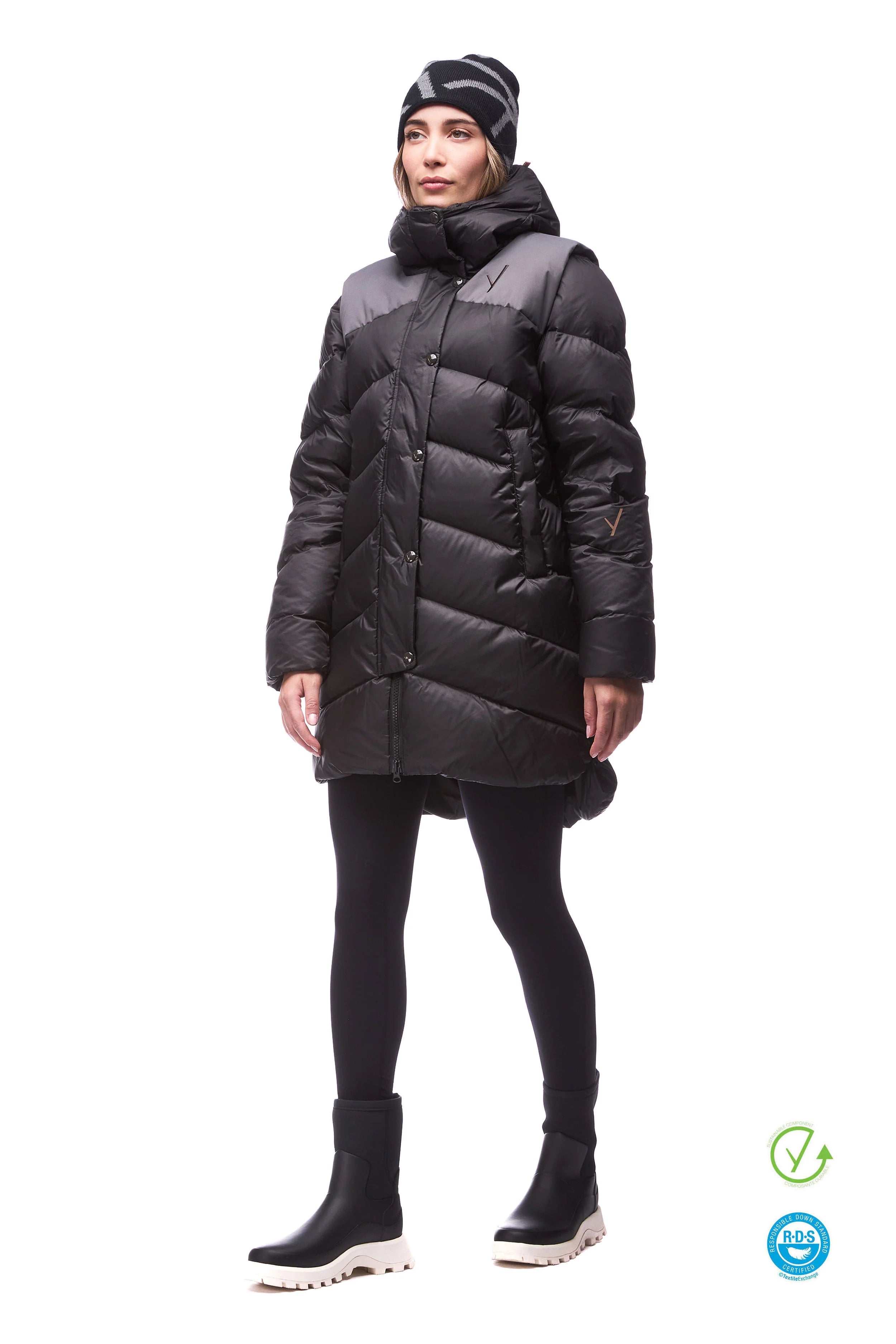 Women's Mirny Winter Jackets Plaid Jacket Tartan Jacket Houndstooth Jacket