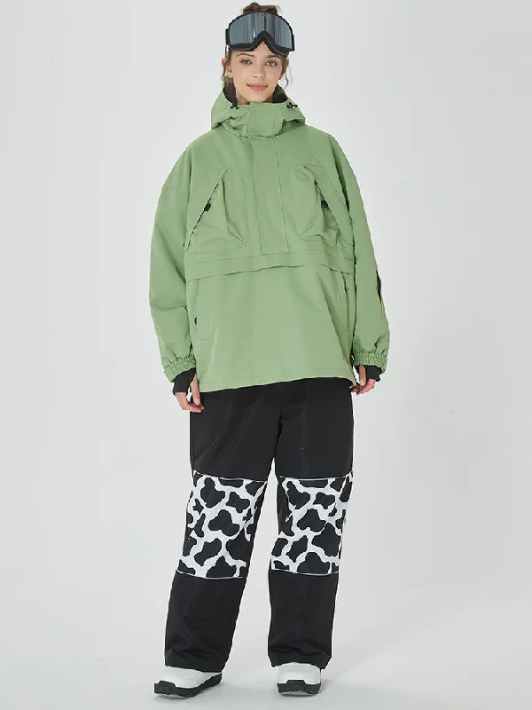 Women's Mountain Freerider Baggy Anorak Snowboard Jacket & Pants Set Notch Collar Jacket Peter Pan Collar Jacket Cowl Neck Jacket Women's Mountain Freerider Baggy Anorak Snowboard Jacket & Pants Set Notch Collar Jacket Peter Pan Collar Jacket Cowl Neck Jacket