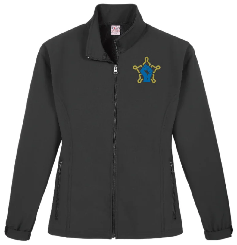 Women's Soft Shell Jacket (BCGEU fist symbol) Fleece Jacket Down Jacket Feather Jacket Women's Soft Shell Jacket (BCGEU fist symbol) Fleece Jacket Down Jacket Feather Jacket