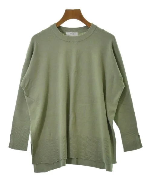 SLOBE IENA Sweaters Mesh Fabric Canvas Fabric Denim Fabric