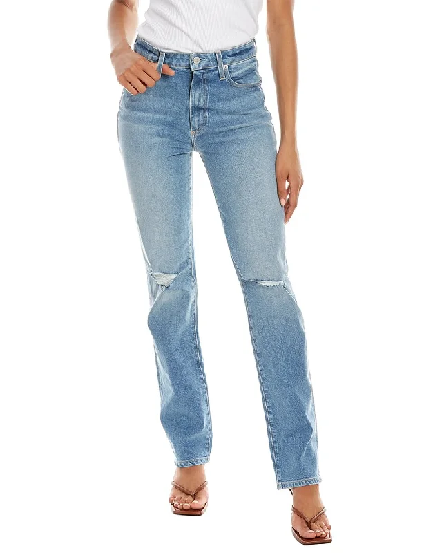 Le Jean Sabine Starlight Wash High-Rise Straight Jean Comfortable Straight-Legged Denim