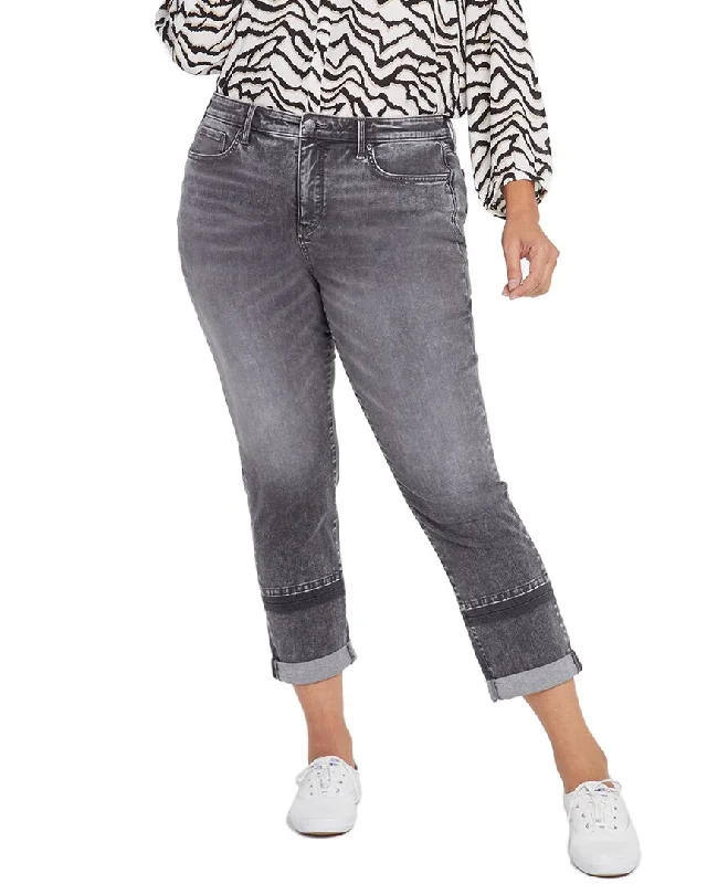 Nydj Plus Margot Nobelle Girlfriend Jean Trendy Low-Rise Bootcut Jeans
