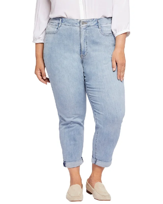 Nydj Plus Girlfriend High-Rise Skinny Jean Trendy Classic Fit Jeans