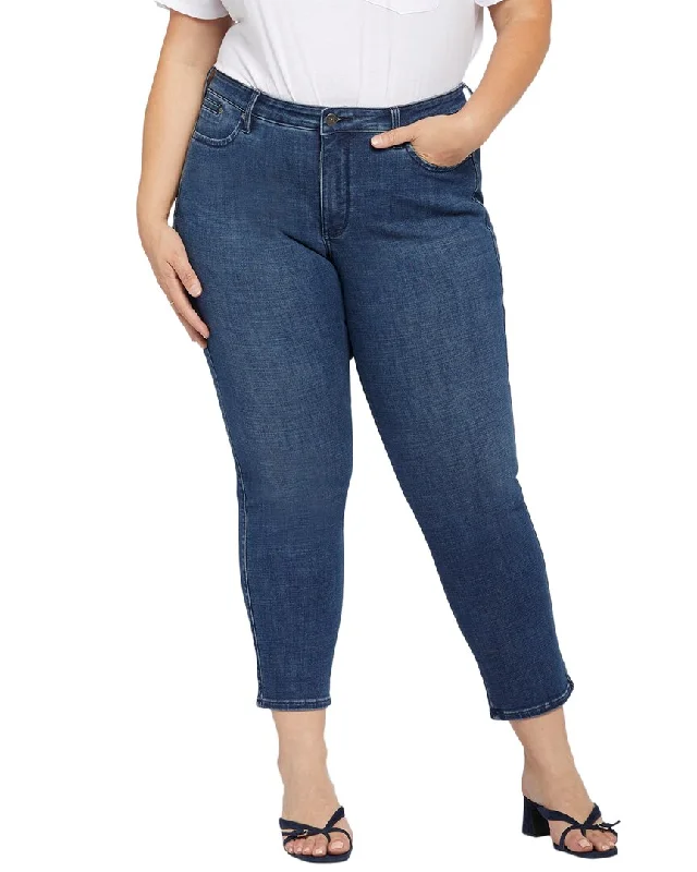 Nydj Plus Stella Tapered Skinny Jean Trendy Vintage Denim Jeans
