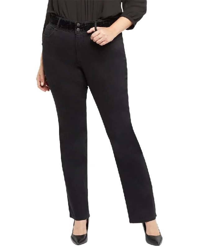 Nydj Plus Marilyn Straight Jean Trendy Colored Denim Jeans